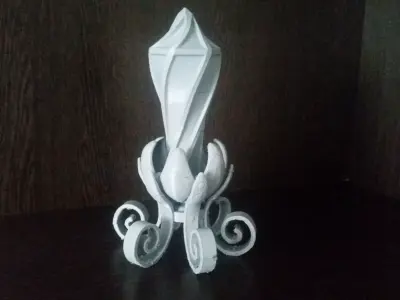 Flower obelisk 3d print Free 3D print model