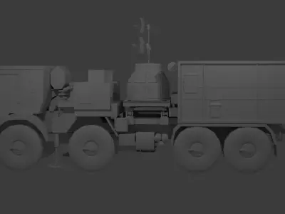 Repellent-1 Anty Drone EWS Low-poly 3D model