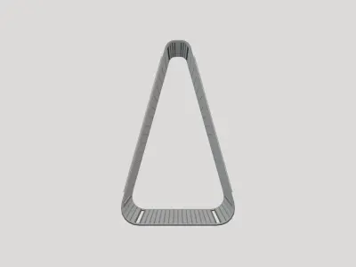 Basic Wire Display Stand - Geometry Only No Textures 3D model