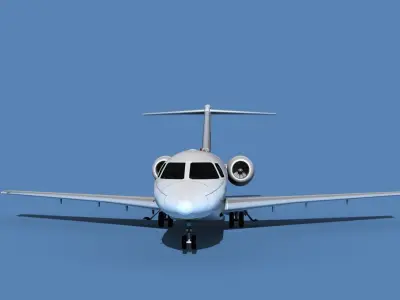 Hawker Siddley 4000 V08 3D model