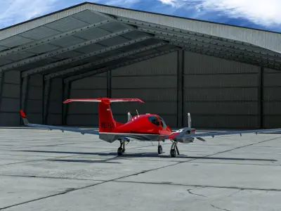 Diamond Aircraft DA42 3D model