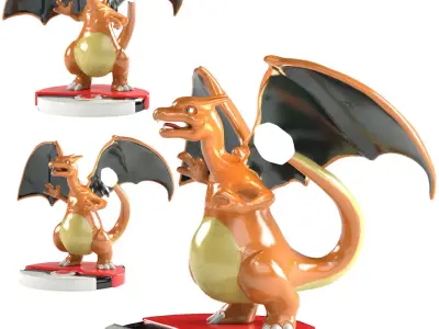 Charizard Lamp 3D model