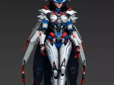 37 Science Fiction Design - Mech Warrior 3D model