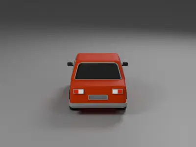 Low Poly Car Free low-poly 3D model