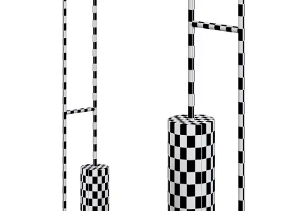 Ben coat rack p4789 by Laskasas 3D model