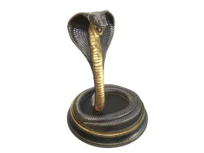 Snake Cobra Sculpture 3D model