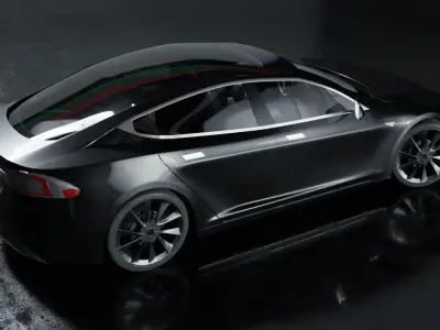 Tesla Model S All Colors High Quality Free 3D model