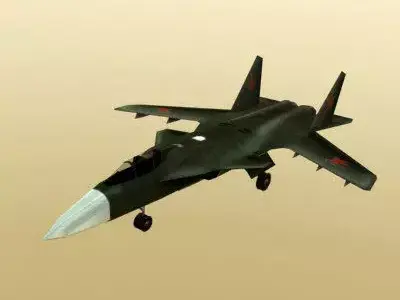 S37 Berkut Low-poly 3D model