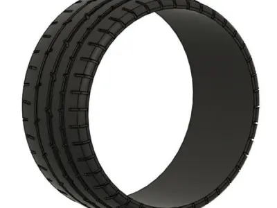 Nankang CRS Tyre for Nozzautominis Rims Free 3D print model