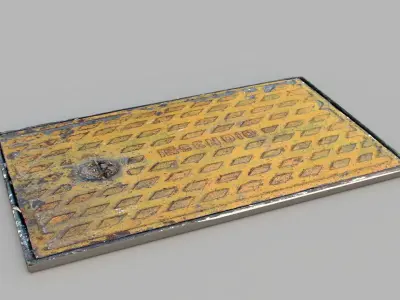  Sewer Grate 11 3D model