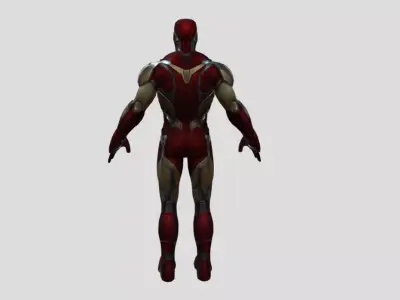 Ironman Mark 85 Avenger End Game Low-poly 3D model
