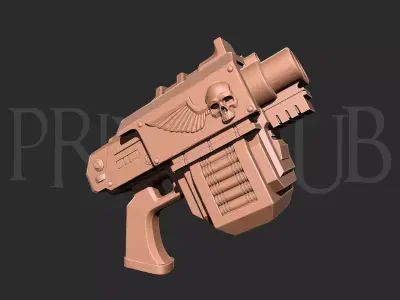 Space Marine Bolt Pistol Cosplay Prop  3D print model