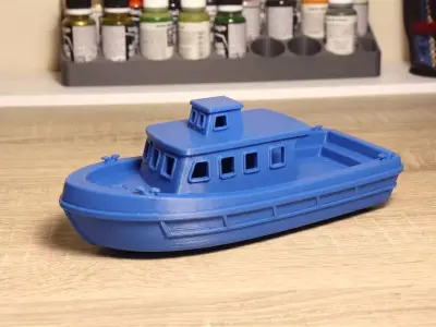 Toy passenger ship 2 3D print model