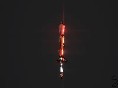 ShuStone Sword Free low-poly 3D model