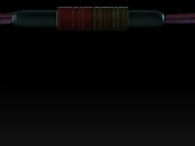 fantasy glaive 3D model