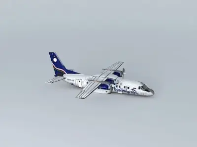 Yakutia Airlines An 140 Free 3D model