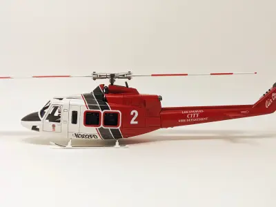 Files to 3d Print this Scale Bell 412 Fuselage for OMP M1 3D print model