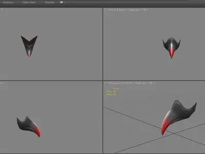 Beak Mask - plague doctor mask Low-poly 3D model