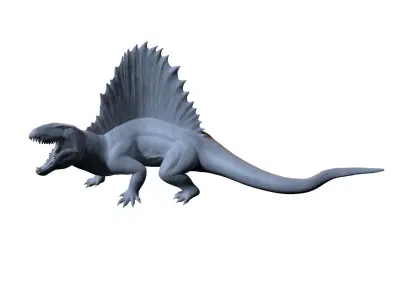 Dimetrodon 3dprint 3D print model