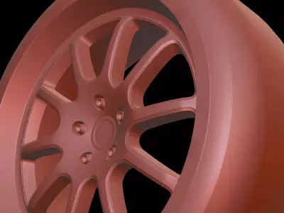 Pro Drag Track Series Low-poly 3D model