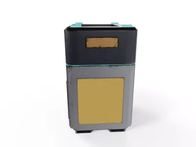 Sci-Fi Storage Loot Crate 05 - PBR Game Ready 3D model