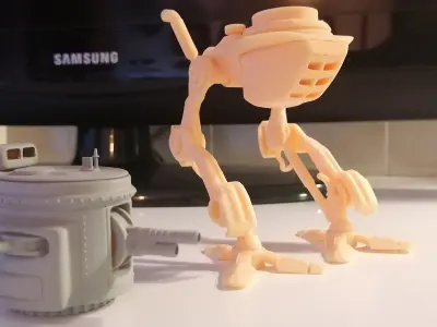 jurghen ww2 style mecha 3D model