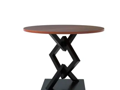 Gorgeous Artistic Design Steel Table Legs  for Home Free low-poly 3D model