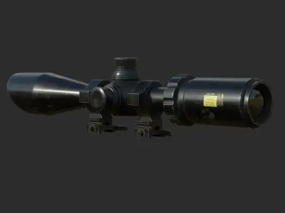 Weapon - Scope - 11 - UmarexWalther Low-poly 3D model