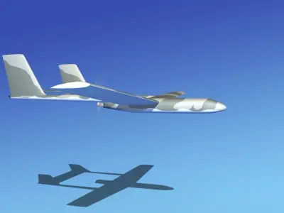 Mohajer 3 Drone 3D model