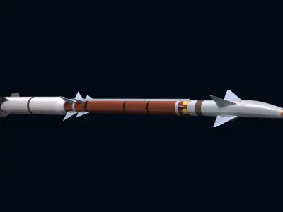 Stunner Missile  for Davids Sling 3D model