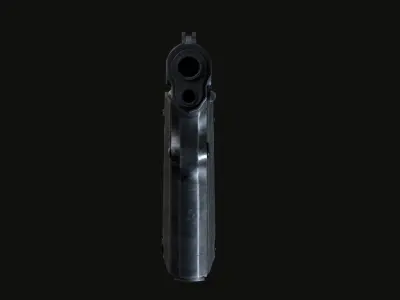 Clt-1911 WW2 Realistic sidearm Low-poly 3D model