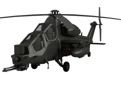 Military helicopter collection 3D model