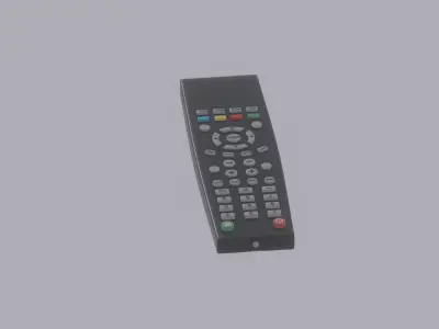 TV Remote Control 3D model
