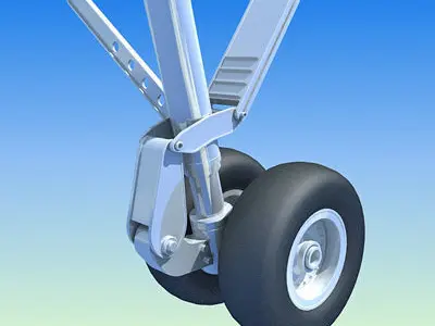 Landing Gears Collection 3D model