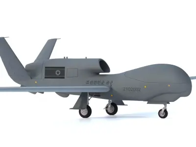 DPRK Saetbyol-4 - SB-4 - The MORNING STAR Low-poly 3D model