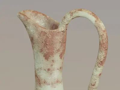 Vintage rusty pitcher 3D model