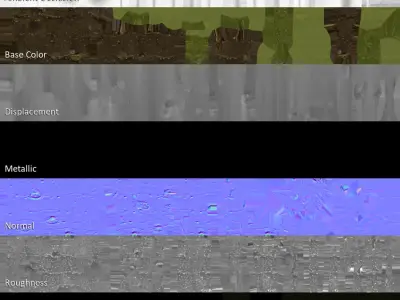  Medium Potted Fig Plant Model 