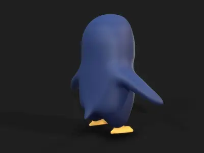 Penguin - Stylised PBR Character Low-poly 3D model