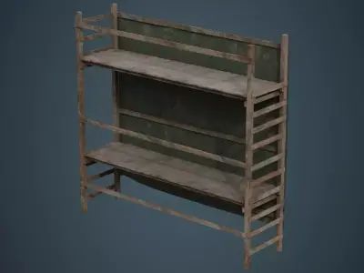Scaffold 3B Low-poly 3D model