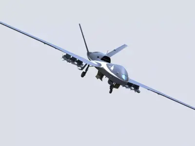 Wing Loong-10 UAV 3D model