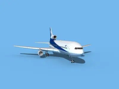 Lockheed L-1011 All Nippon Airways 3D model