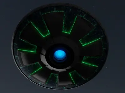 UFO Saucer A Free 3D model