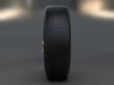 Car wheel Free 3D model