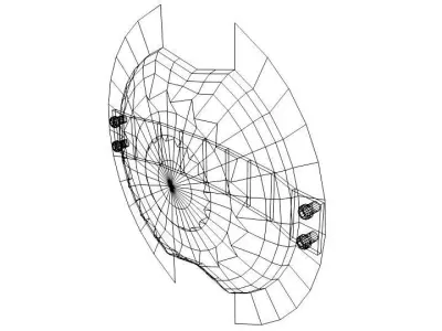 Personal Armor Shield - Spartan Shield 3D model