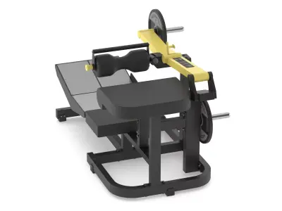 Technogym Plate Loaded Pure Hip Thrust 3D model