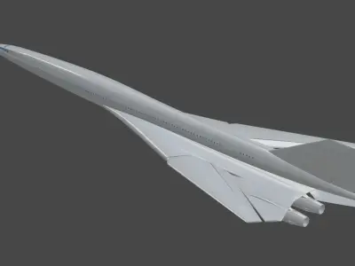 boing2707 3D print model