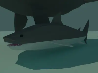 Low Poly Fish Pack Low-poly 3D model