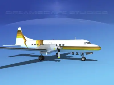 Convair CV-580 Aero California 3D model