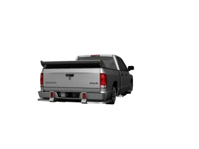 DODGE RAM 1500 SPORT 2003 Custom Low-poly 3D model