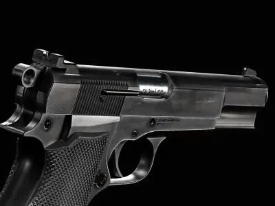 SA35 Handgun Low-poly 3D model